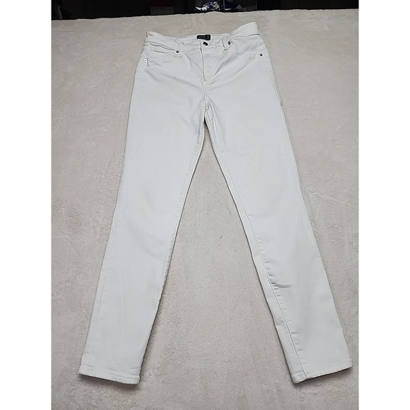 Abercrombie & Fitch Denim - Abercrombie fitch White High Rise Super Skinny Jeans‎ Womans 31/12L